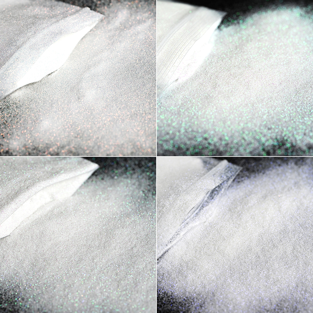 Nail Glitter Chrome - 10/50g Iridescent White Nail Art Glitter