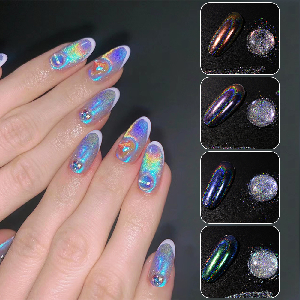 1bottle Holographic Chrome Nai - Nail Glitter Chrome recensione e prezzo