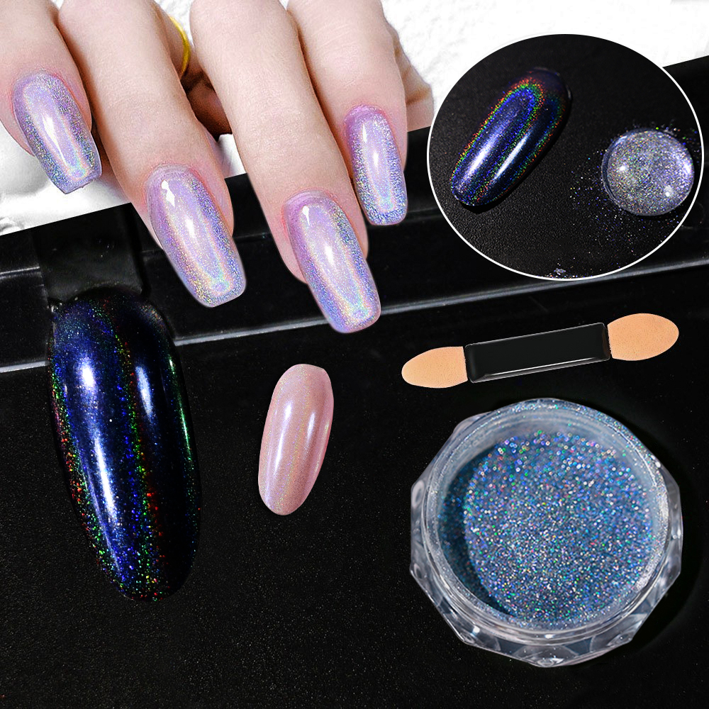 1bottle Holographic Chrome Nai - Nail Glitter Chrome recensione e prezzo