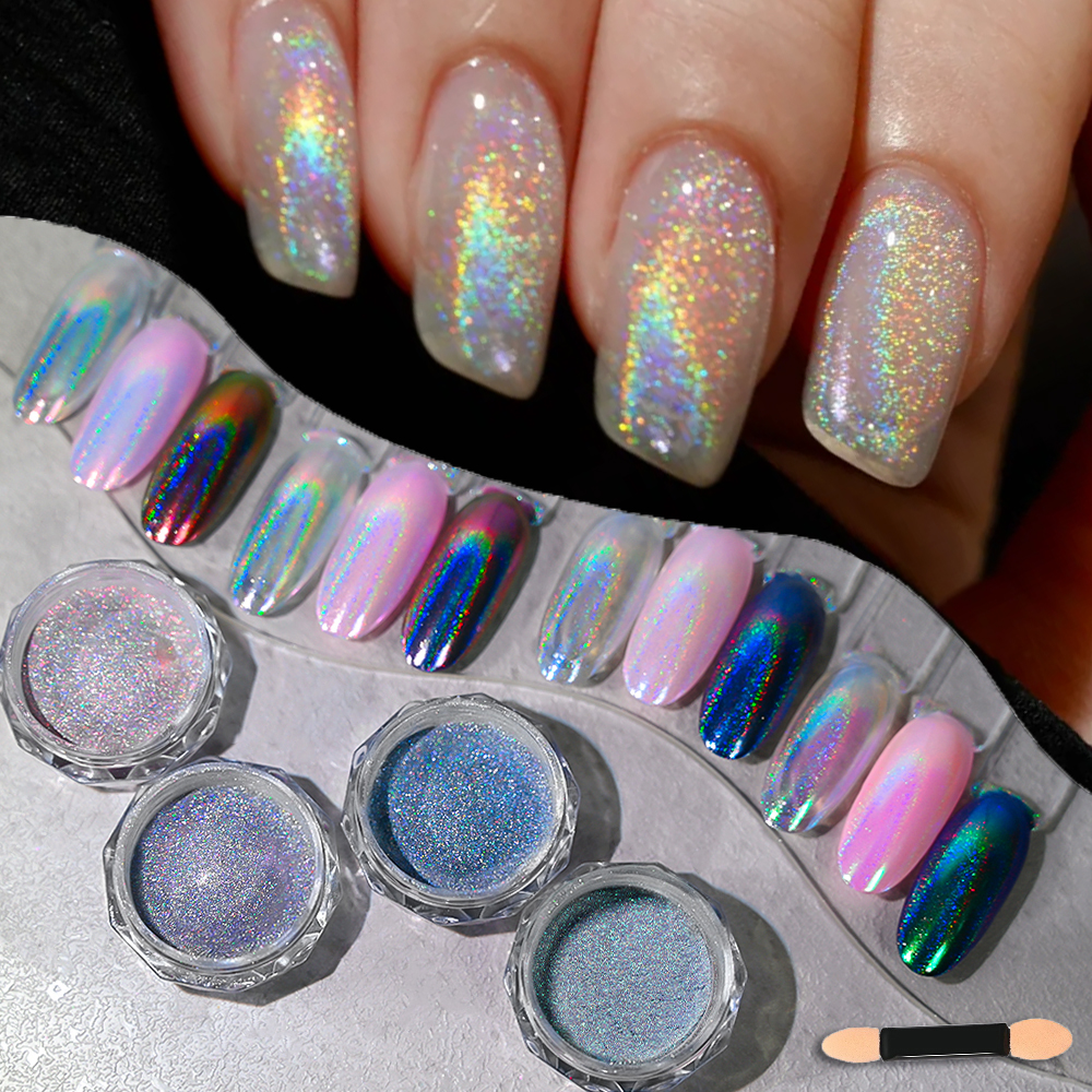 1bottle Holographic Chrome Nai - Nail Glitter Chrome recensione e prezzo