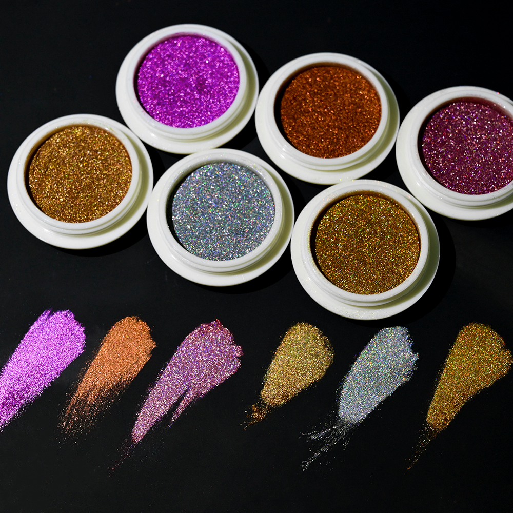 6 Colors Chrome Laser Nail Pow - Nail Glitter Chrome recensione e prezzo