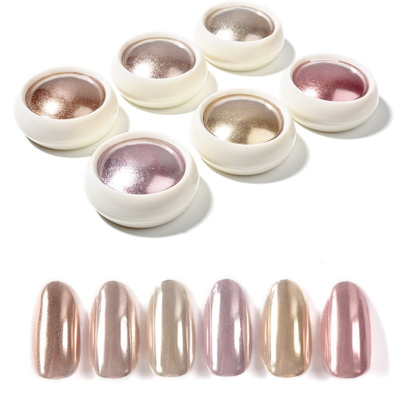 6 Pcs Fantasy Mirror Chrome Ef - Nail Glitter Chrome recensione e prezzo