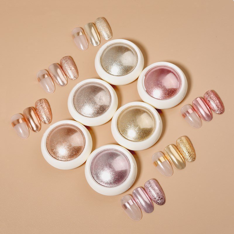6 Pcs Fantasy Mirror Chrome Ef - Nail Glitter Chrome recensione e prezzo