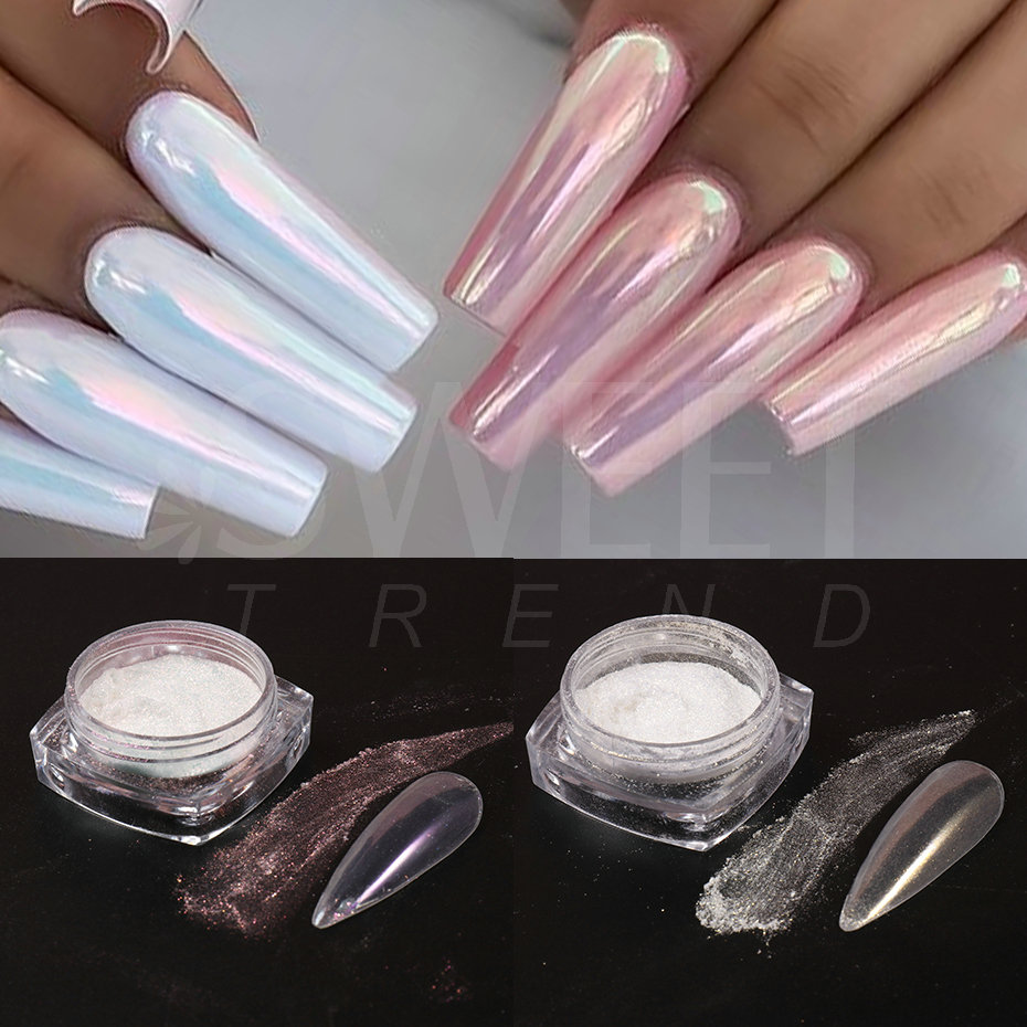 White Pearl Mirror Moonlight N - Nail Glitter Chrome recensione e prezzo
