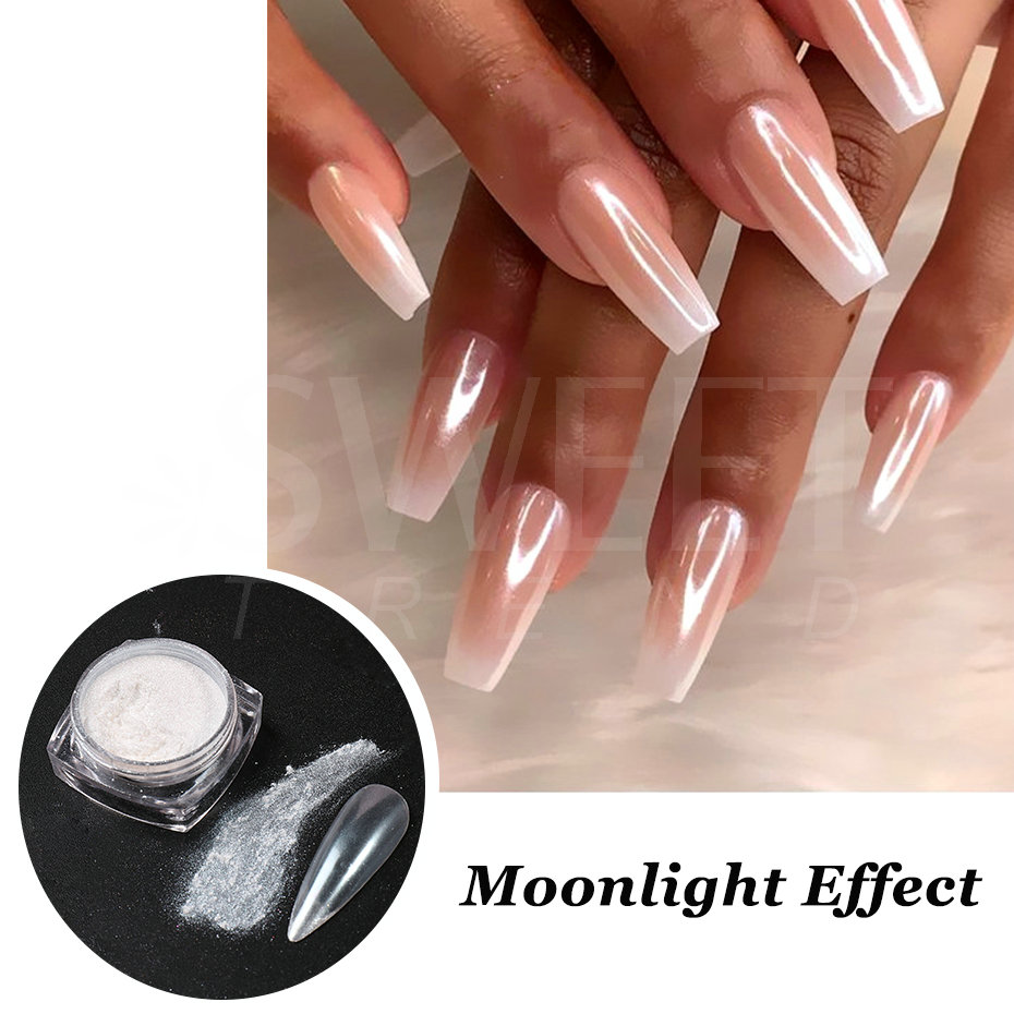 White Pearl Mirror Moonlight N - Nail Glitter Chrome recensione e prezzo