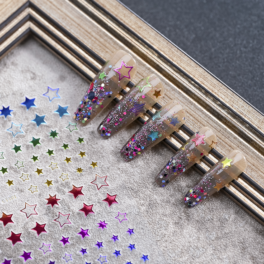 6/8/9Sheet 3D Star/Starlight N - Nail Art Van Gogh recensione e prezzo