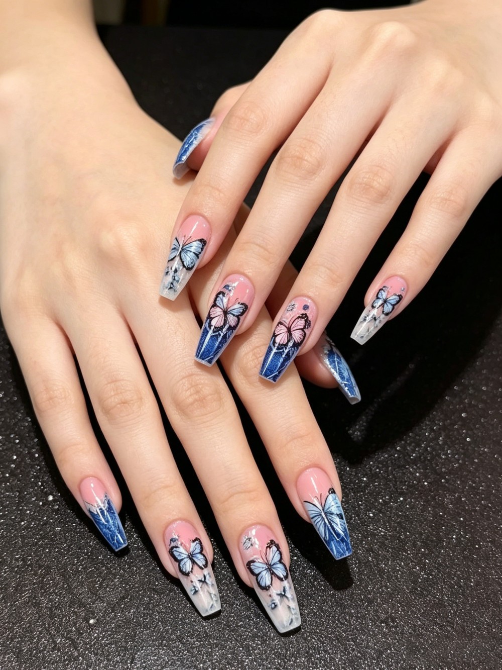 24pcs Spring Butterfly Press O - Nail Art Denim recensione e prezzo