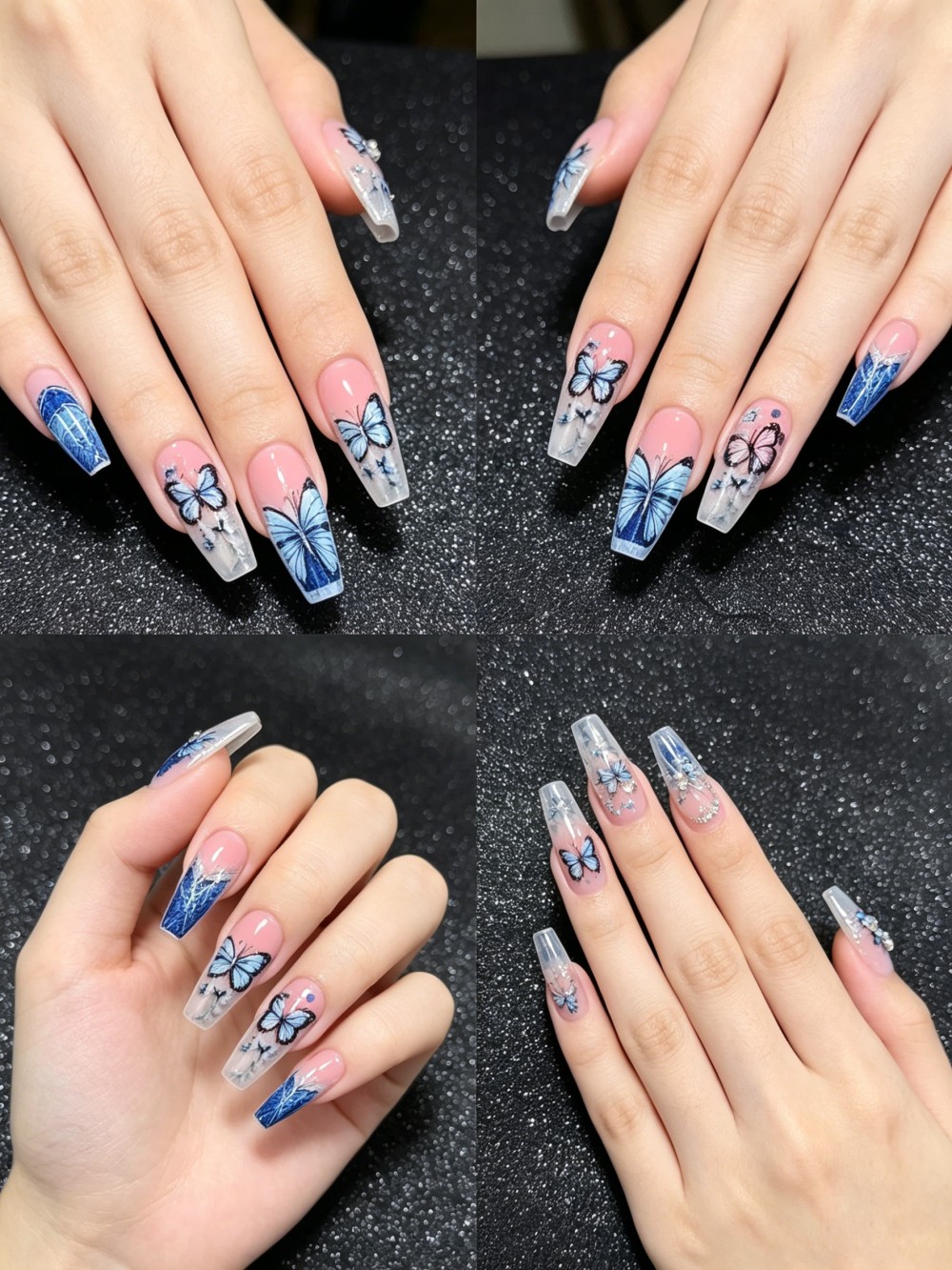 24pcs Spring Butterfly Press O - Nail Art Denim recensione e prezzo