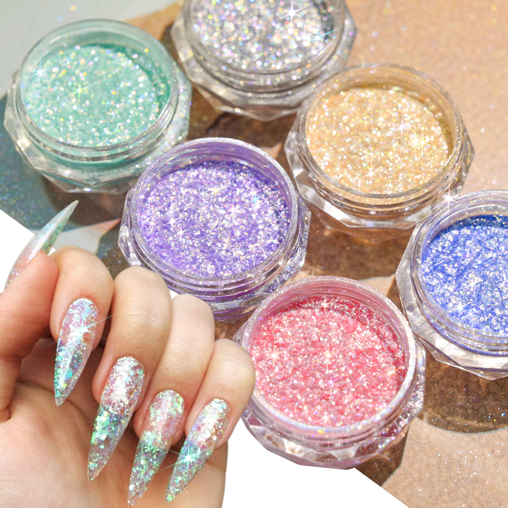Super Shiny Gold Opal Nail Pow - Nail Glitter Chrome recensione e prezzo