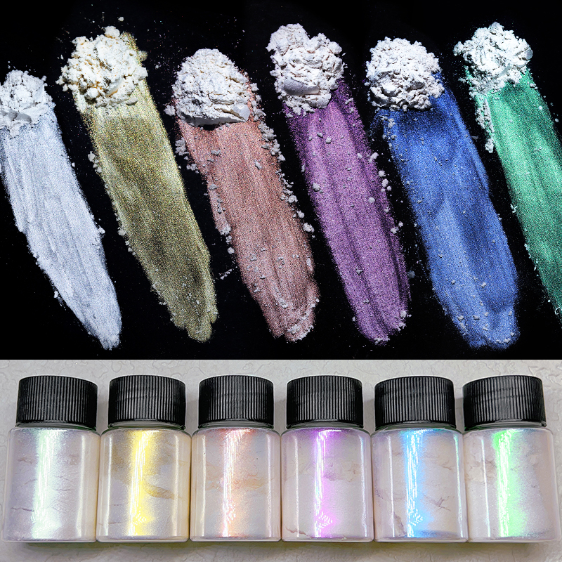 1Bottle White Chrome Pearl Nai - Nail Glitter Chrome recensione e prezzo
