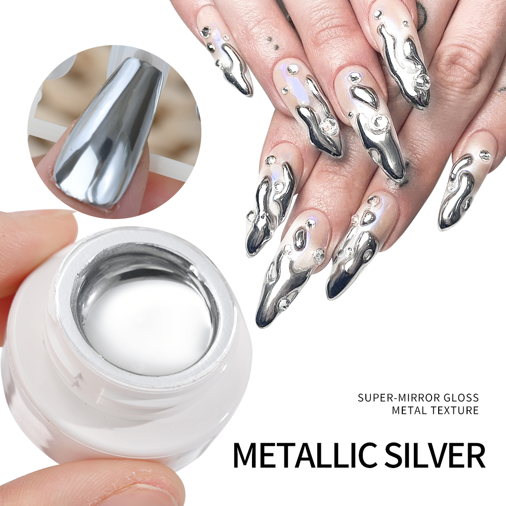 8g/Jar Y2K Mirror Metallic Pai - Nail Glitter Chrome recensione e prezzo