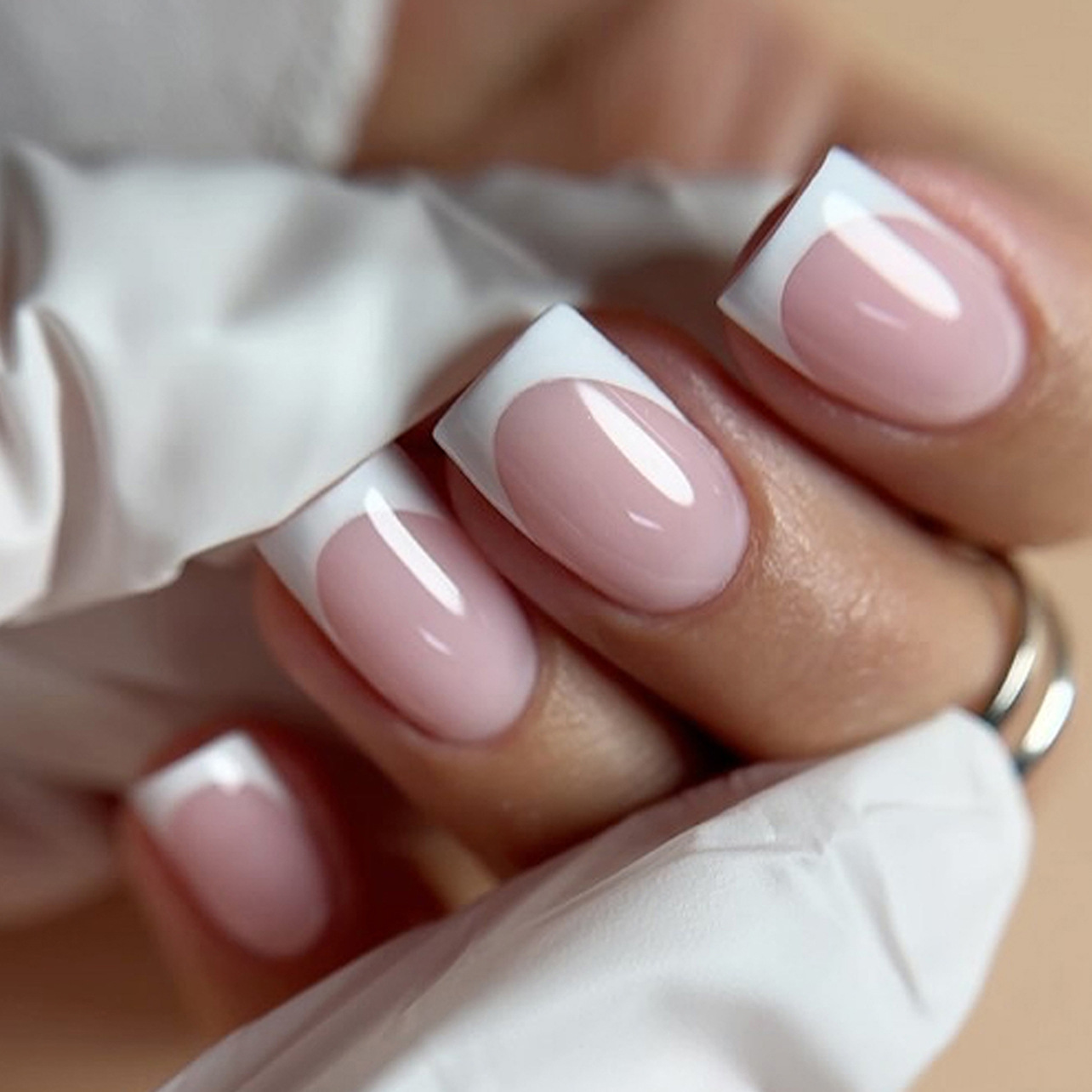 24pcs Simple White French Pres - Nail Art Natural Simple recensione e prezzo