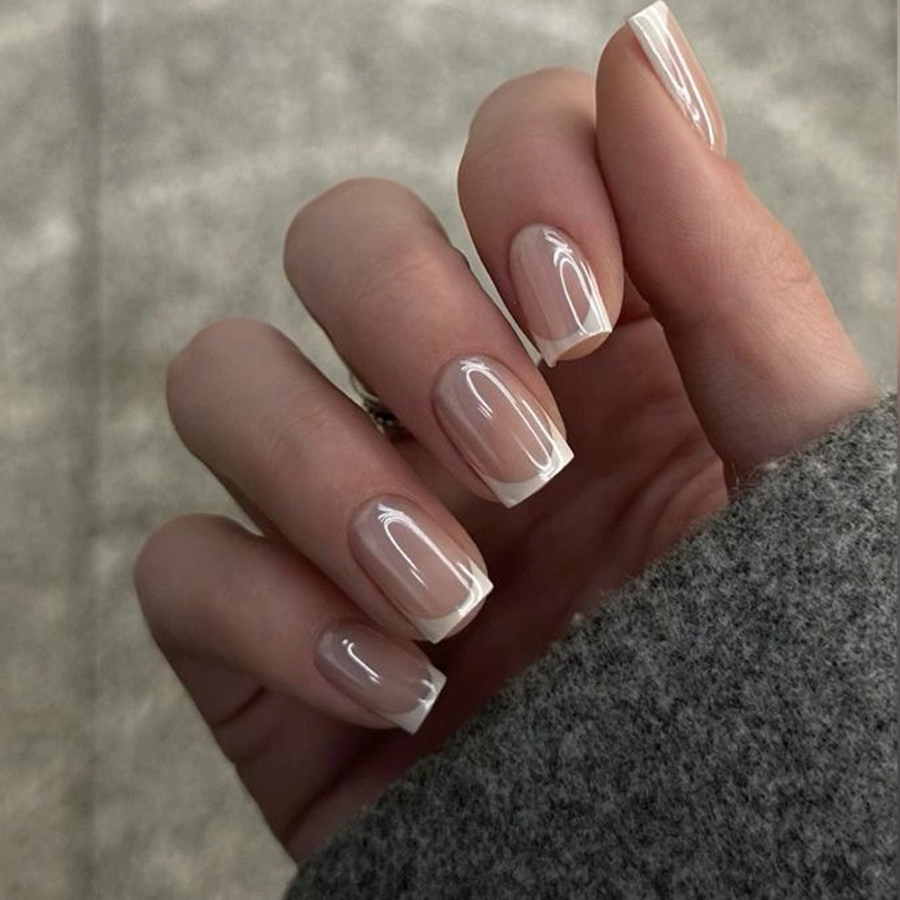 24pcs Simple White French Pres - Nail Art Natural Simple recensione e prezzo