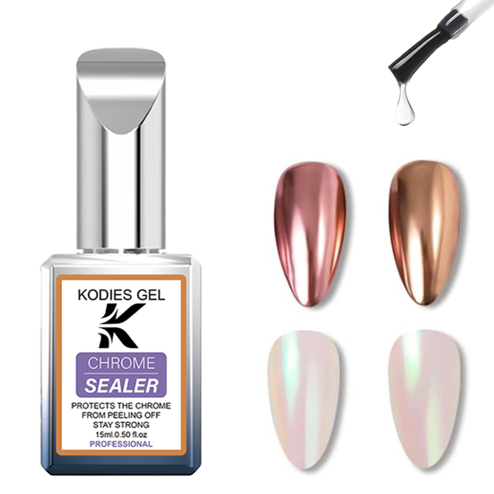 KODIES GEL Chrome Top Coat No  - Nail Glitter Chrome recensione e prezzo
