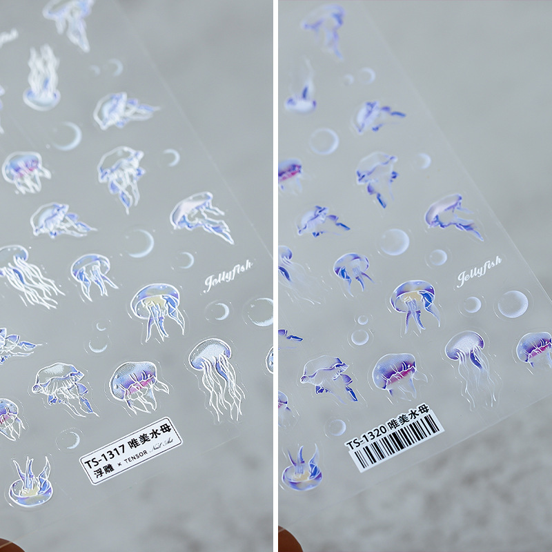 1 Sheet 5D Realistic Relief Si - Nail Art Natural Simple recensione e prezzo