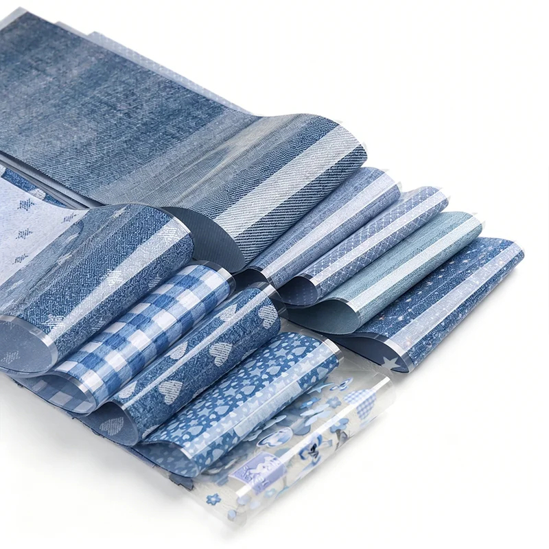 10Sheets Blue Denim Nail Trans - Nail Art Denim recensione e prezzo