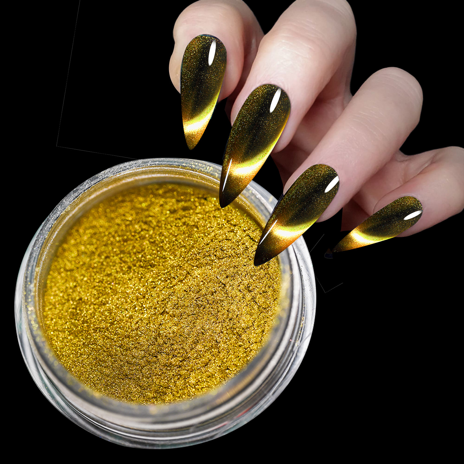 9D HD Cat Magnet Nail Powder S - Nail Glitter Chrome recensione e prezzo