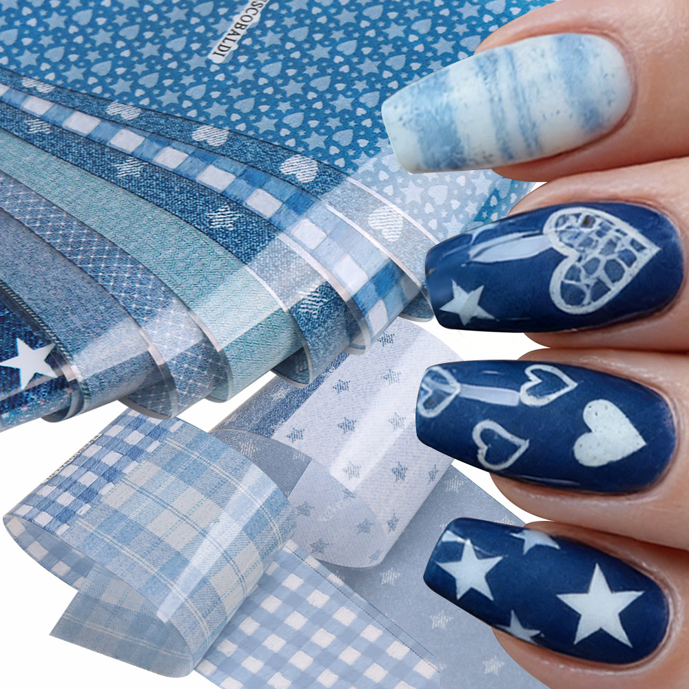 10 Rolls 3.8*20cm Retro Salt-s - Nail Art Denim recensione e prezzo