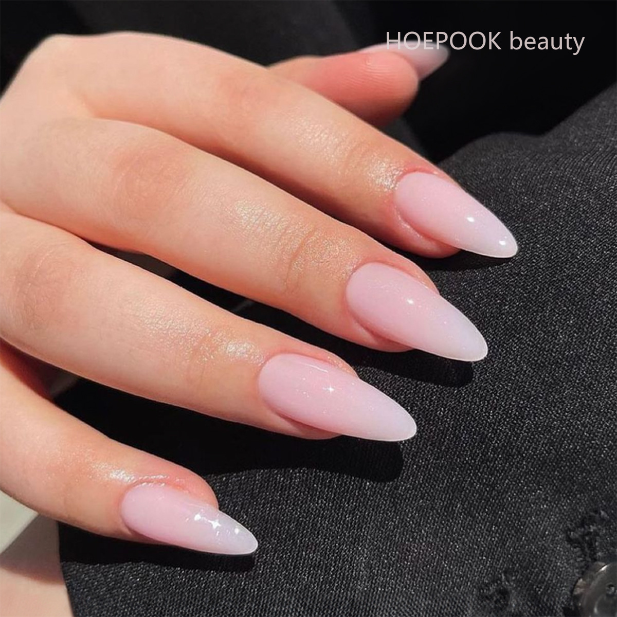 24pcs Pink Gradient Almond Pre - Nail Art Natural Simple recensione e prezzo