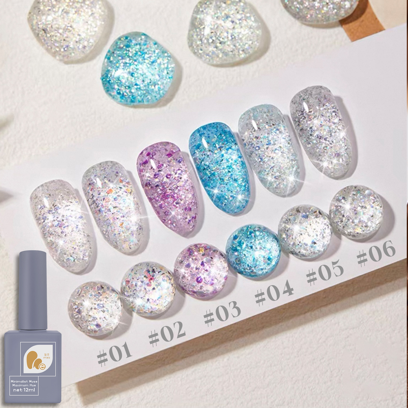 1-6 Pieces Lively Fashion Diam - Nail Art Natural Simple recensione e prezzo