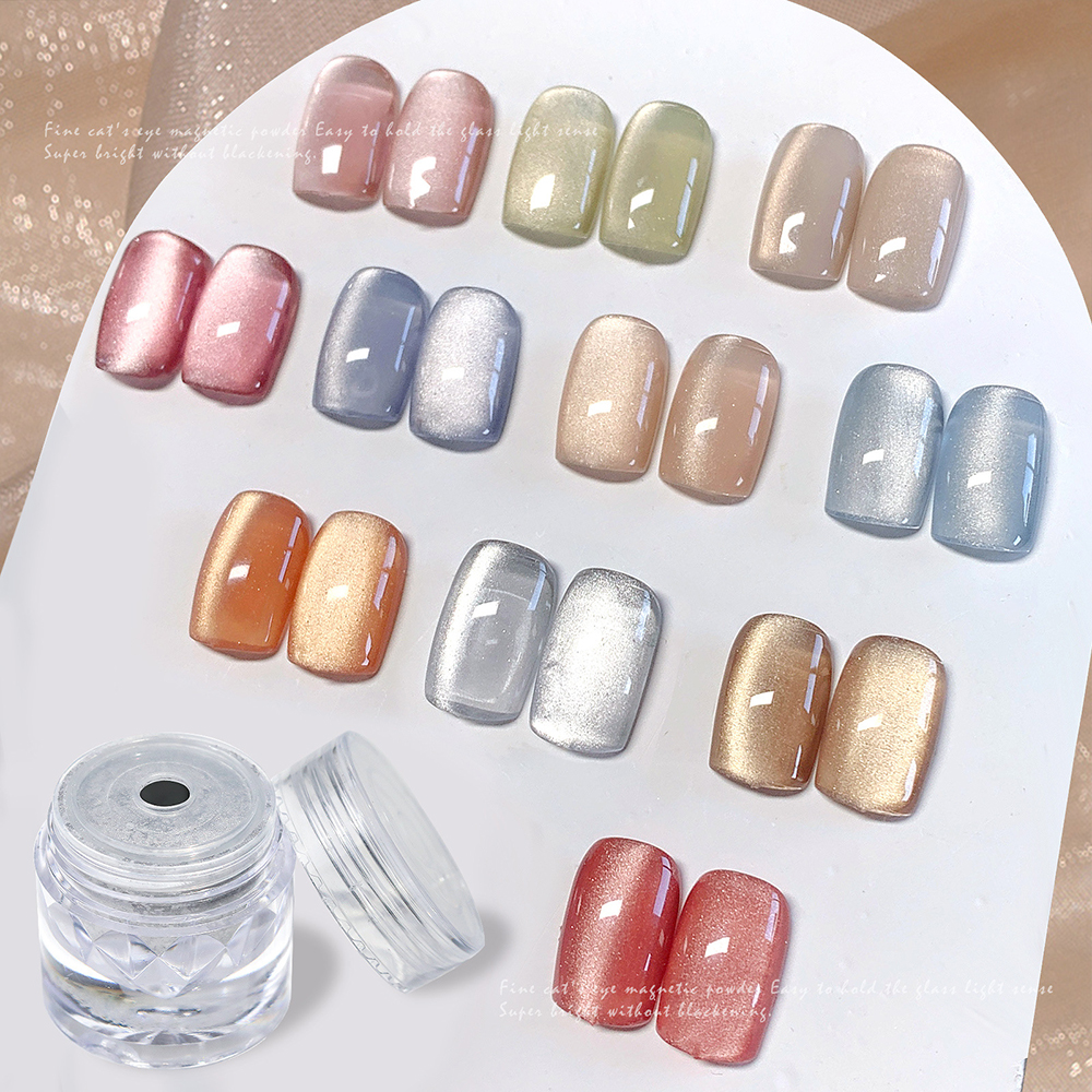0.5g Gray Cat Eye Magnetic Gli - Nail Glitter Chrome recensione e prezzo