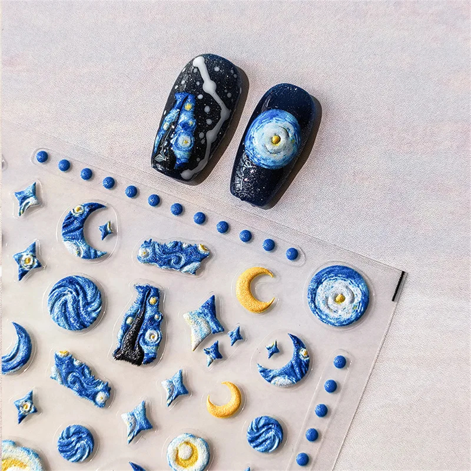 Blue Starry Night 5D Soft Embo - Nail Art Van Gogh recensione e prezzo