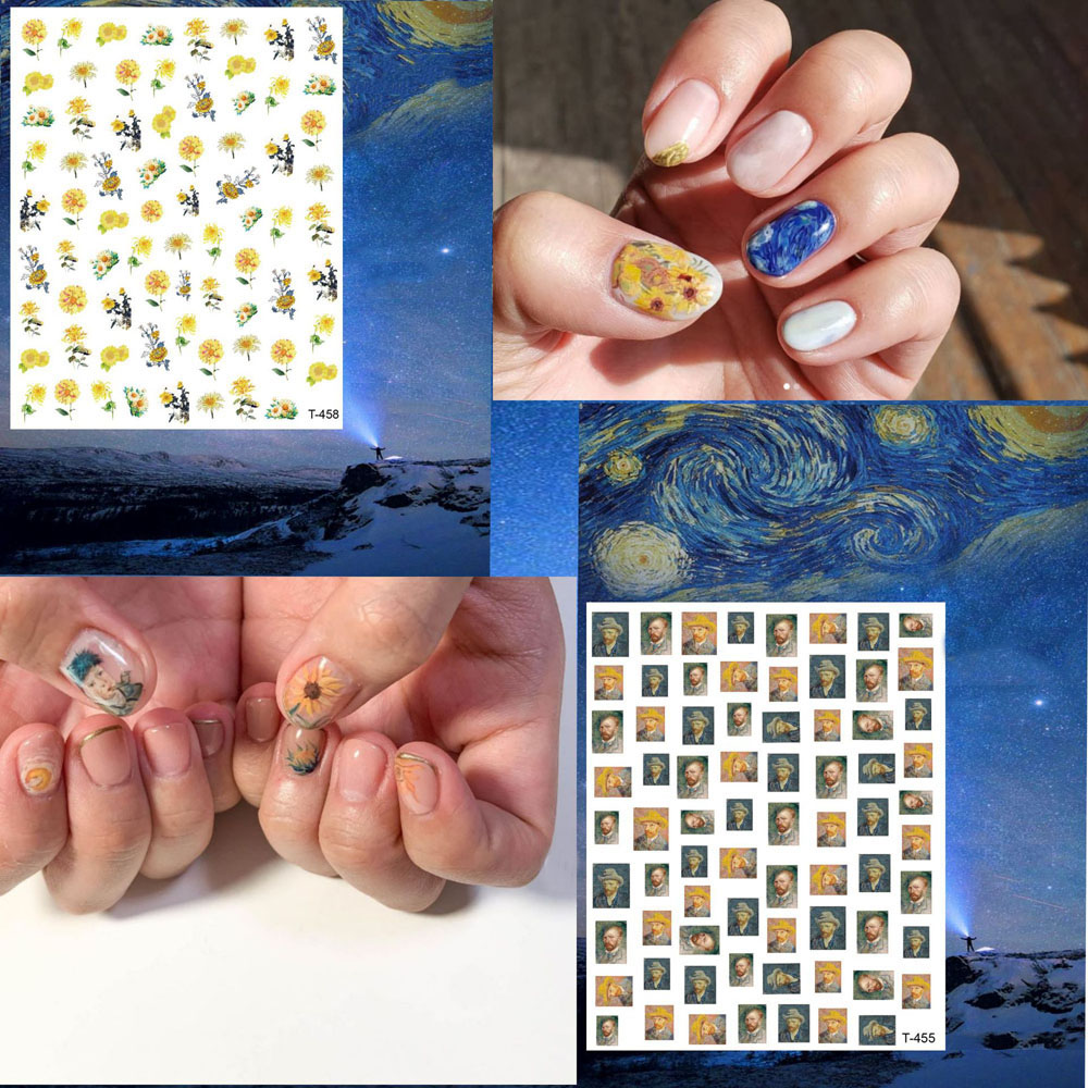1pcs Van Gogh Night Romantic N - Nail Art Van Gogh recensione e prezzo