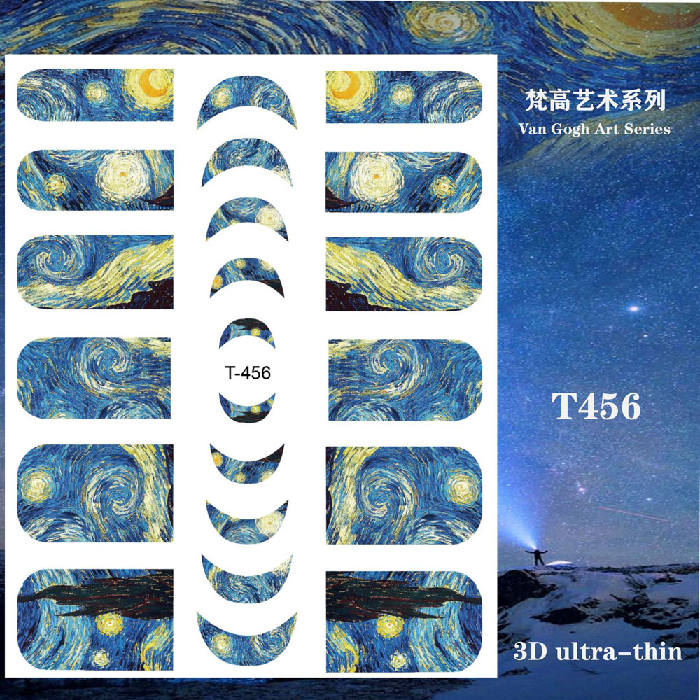 1pcs Van Gogh Night Romantic N - Nail Art Van Gogh recensione e prezzo