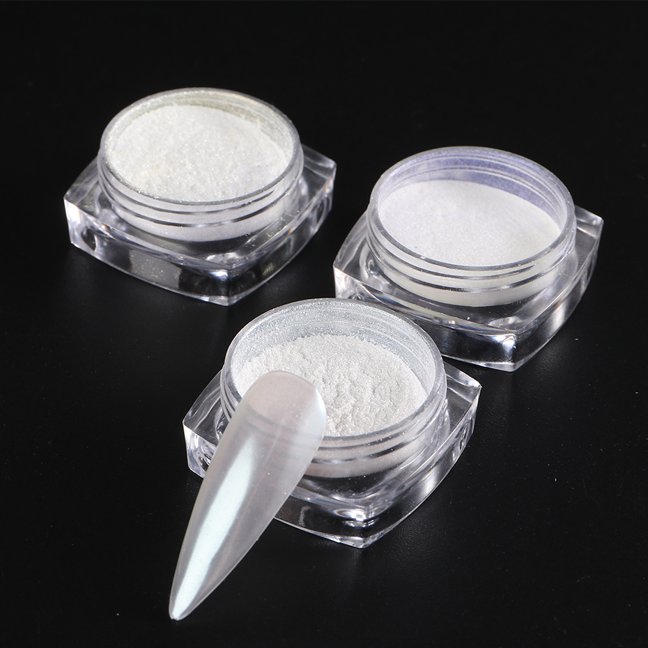 Moonlight Pearl White Nails Gl - Nail Glitter Chrome recensione e prezzo